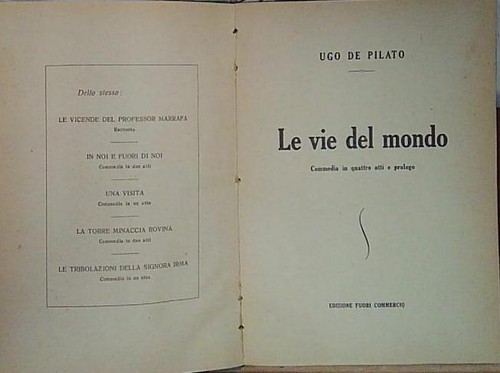 Pilato vie del - de,